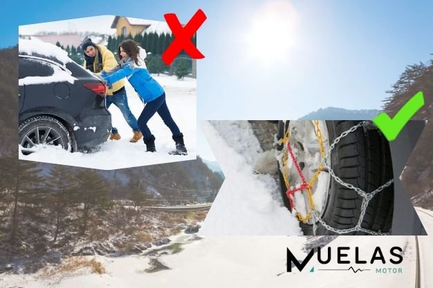 Cadenas metálicas vs. cadenas de tela: ¿cuáles son mejores para la nieve?