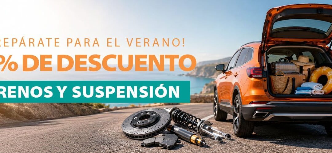 Reparación de Frenos y Suspensión con un 10% de Descuento